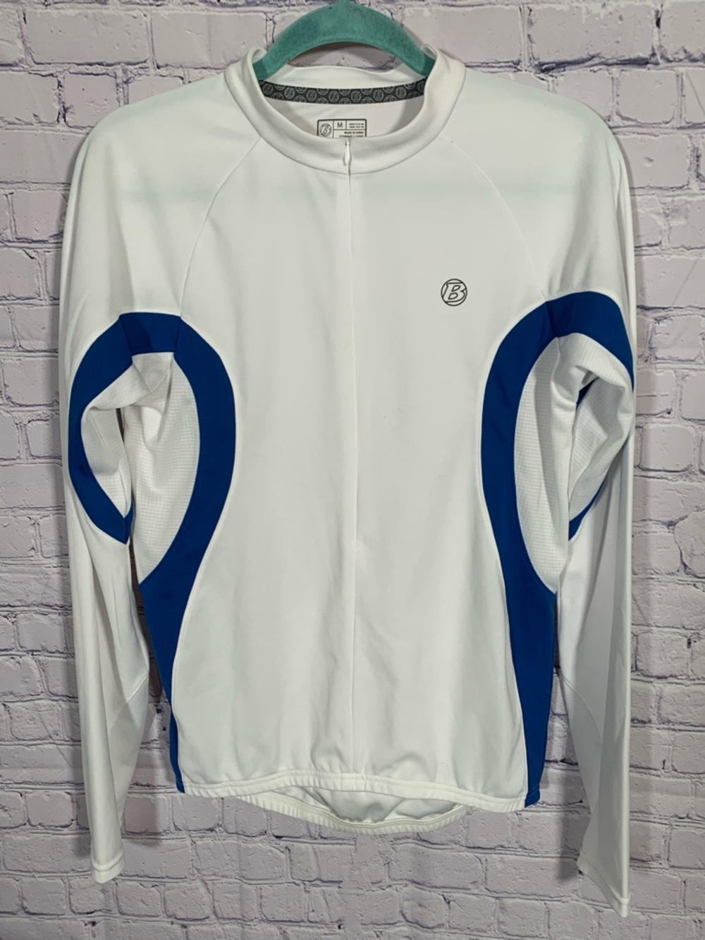 Bontrager Mens Circuit Cycling Jersey Long Sleeve White Size M Athletic Stretch